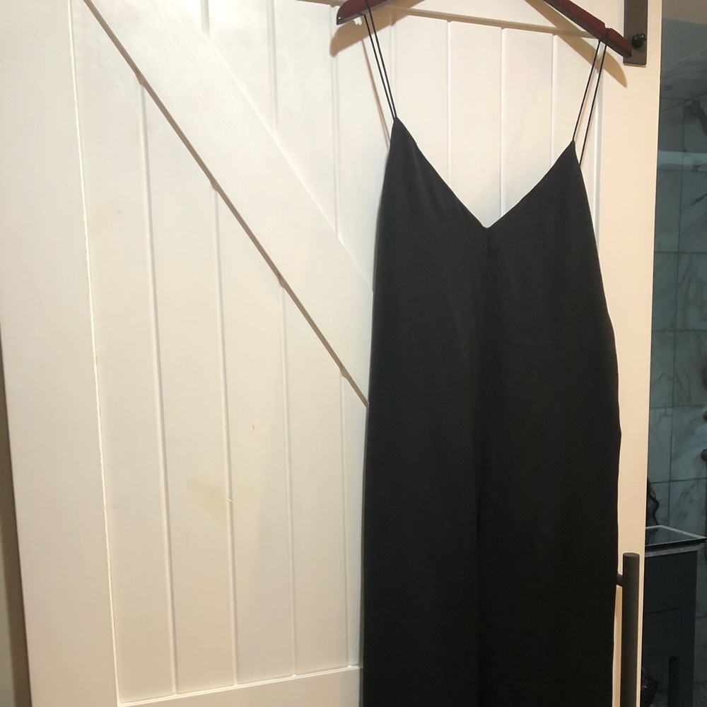 ASOS Sateen Strapless Jumpsuit